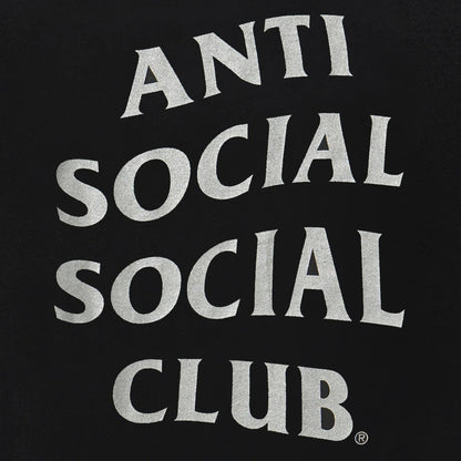 Sweat à capuche noir ASSC x Undefeated Paranoid (réfléchissant)