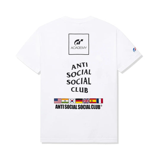 ASSCxGran Turismo Flag Tee - White